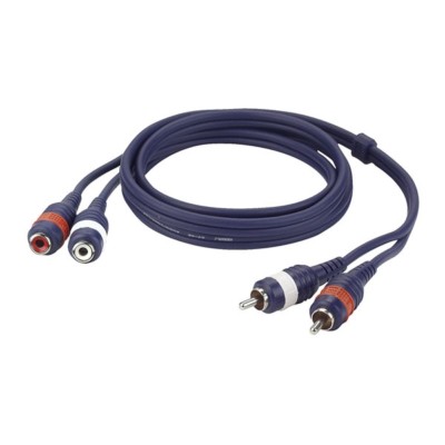DAP Audio FL27 - 2 RCA Male L/R > 2 RCA Female L/R