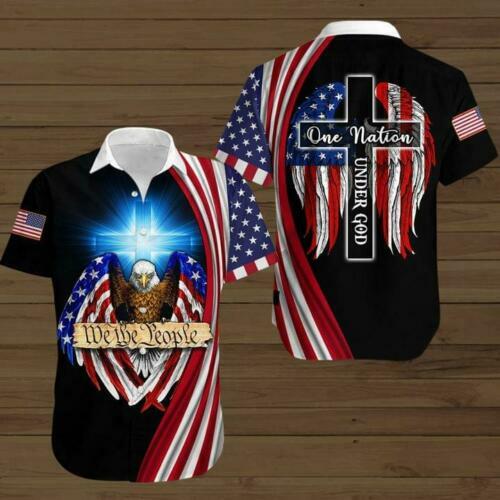 American Eagle Pride Christ Cross Wings 