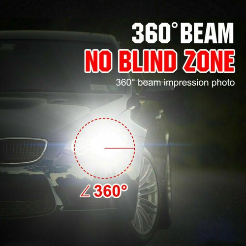 For 2004-2014 Ford F-150 6000K LED Headlight Hi/Lo + Fog Light 4 Bulbs Combo Kit - Picture 10 of 12