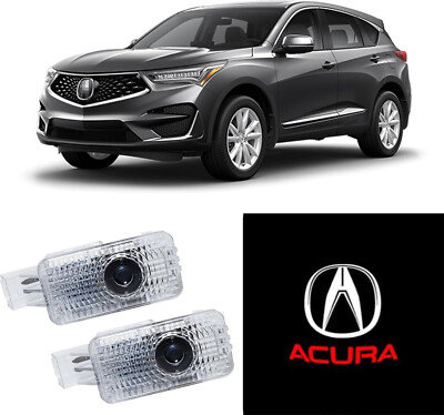 2x LED HD Door Projector Puddle Courtesy Ghost Lights For Acura RLX 14-20