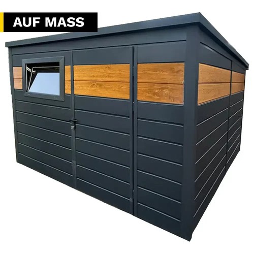 Gartenhaus Blech Gerätehaus Metall auf Maß Geräteschuppen Gerätehäuser + MONTAGE