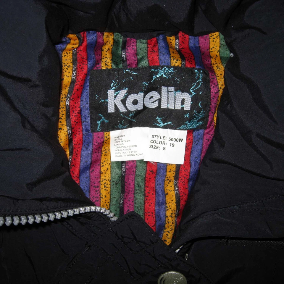 KAELIN ® Women's - Full Length One Piece - Black - Size 8 - 5030W Ski Suit - New - Image 2 of 4