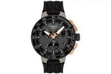 New Tissot T-Race Cycling T111.417.37.441.07 Chrono Black Strap/Dial Men's Watch