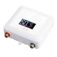 Tankless on Demand Water Heater Electric with LED Instant Hot Water Heater 110V