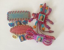 Vintage Lot 1990s Disney Princess Pocahontas Hair Clip Barrette Dangles Flowers