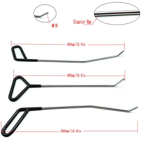 Paintless Dent Repair Tools,Puller PDR Rod Hook Car Repair Hail Damage Tool Set - Picture 3 of 11