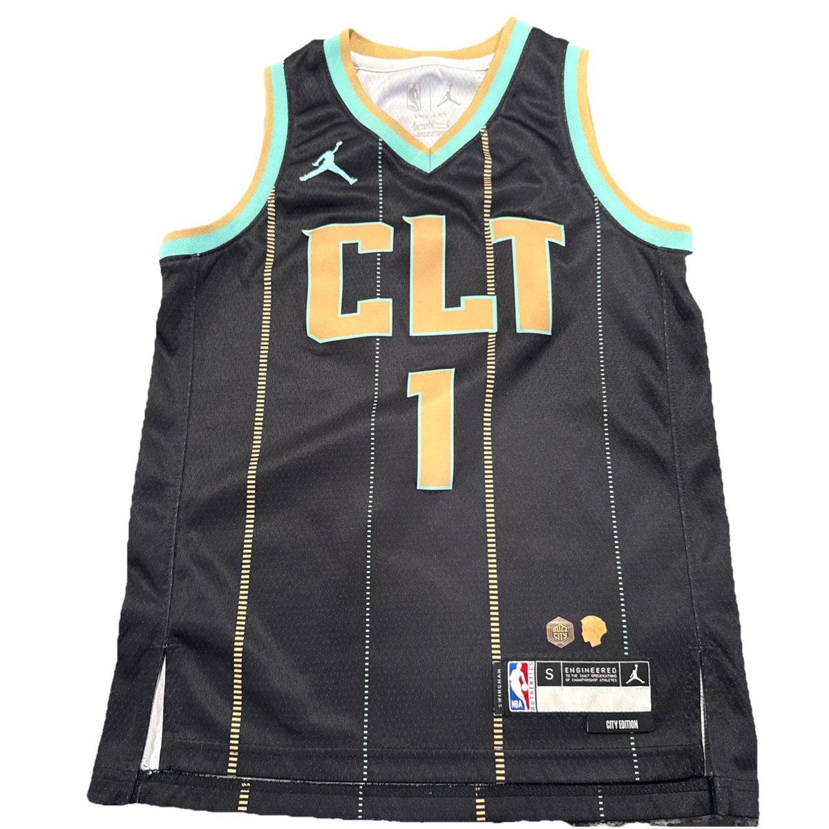 シャーロットホーネッツ ラメロボール City Edition Swingman Authentic Nike Charlotte Hornets Lamelo Ball #1 City Edition