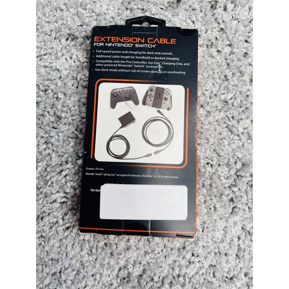 Nintendo Extension Charging Cables Switch 6' Switch Blackweb Electronics - Image 2 of 4