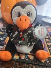 Coca Cola Plush Style 0172 COCA-COLA Penguin in Holiday Vest