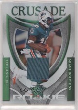 2007 Leaf Rookies & Stars Rookie Crusade Green Materials 48/250 Ted Ginn Jr 0t18