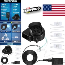 Powerful Replacement Fan Blower 12V 1.2A for Halloween and Christmas Inflatables