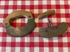 Antique Food Choppers w/Wooden Handles