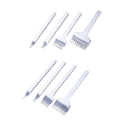 Nähmeißel-Set, 1 + 2 + 6 + 10 Zähne, Lederhandwerk, DIY,