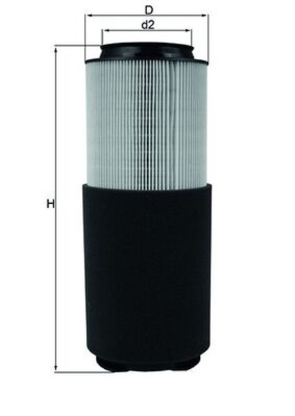 Mahle Luftfilter LX 976 Filtereinsatz FüR 384 S60 V70 Volvo 285 1 2 AWD-image