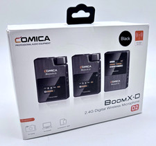 Comica Professional Audio Equipment Boom X-D 2.4 Digital Wireless Mic - Black