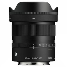 Objectif à Focale fixe Sigma DC Contemporary 15 mm f 1.4 16 Noir pour Sony E