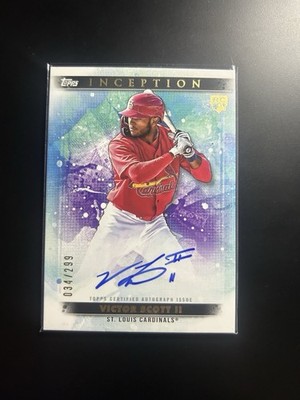 2024 Topps Inception #BRES-VS Victor Scott II Emerging Star Auto #/299