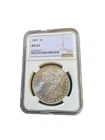 1887 Morgan Silver Dollar MS63 S$1 Philadelphia Minted NGC