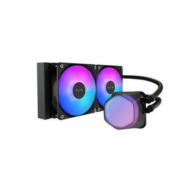 CoolerMaster Master Elite Liquid 240 240mm ARGB CPU Liquid Cooler, Black