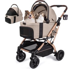 Small Dog Stroller, Pet Stroller for Small Dogs, 5-in-1 Dog Strollers - Fold ...