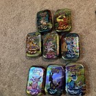 Pokemon Prismatic Evolutions 8x Official Empty Mini Tins Set Display | No Packs