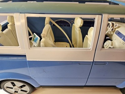 Vintage Barbie Volkswagen Microbus VW Bus Blue Mattel 2002~Please