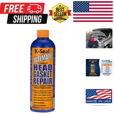 Pour and Go Head Gasket Sealer, 16oz, Permanent Repair for Blown Head Gaskets...
