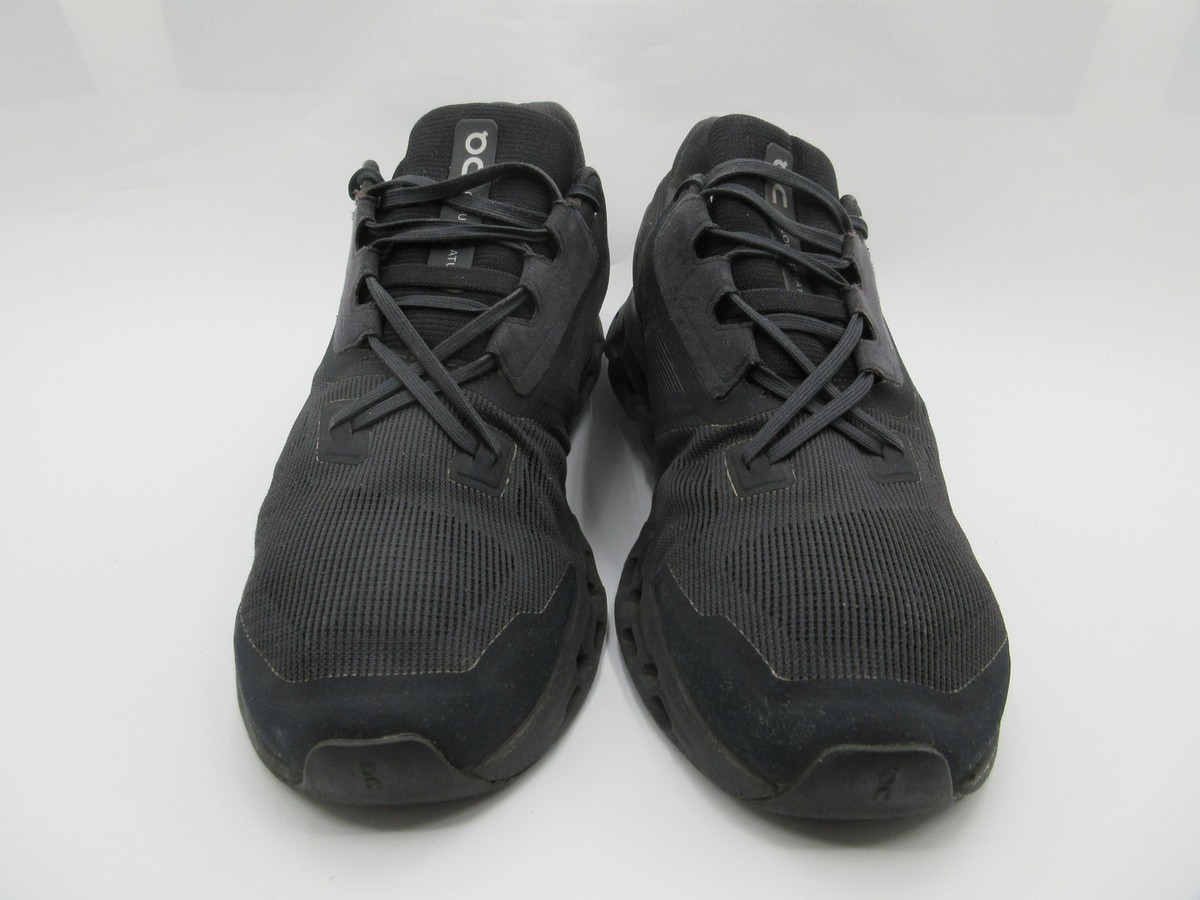 On Cloudstratus Shoes Mens Size 12.5 Black CloudTec Running