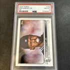 2022 Topps Ken Griffey Jr Short Print Variation #185 Bubble Gum SP PSA 8