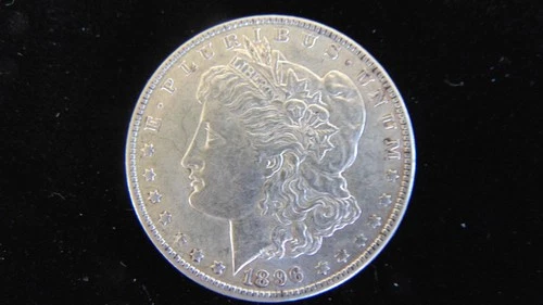 1896 P Morgan Silver Dollar $1 Choice Very Fine Coin #33
