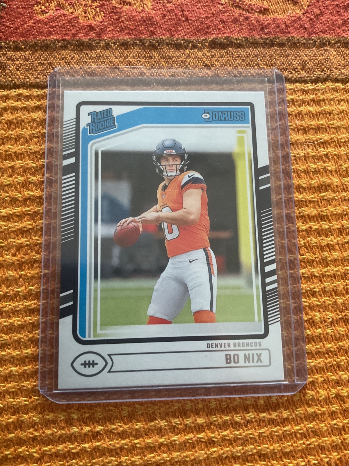 2024 Panini Donruss - Rated Rookie Bo Nix #369 (RC)