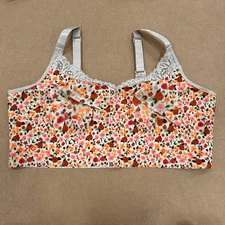 New Ruby Ribbon Heritage Lace Demiette Bra Autumn Meadow 44