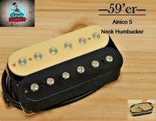 G.M. 59'er Alnico 5 Zebra Humbucker Neck 50mm  4-wire for Gibson Epiphone 