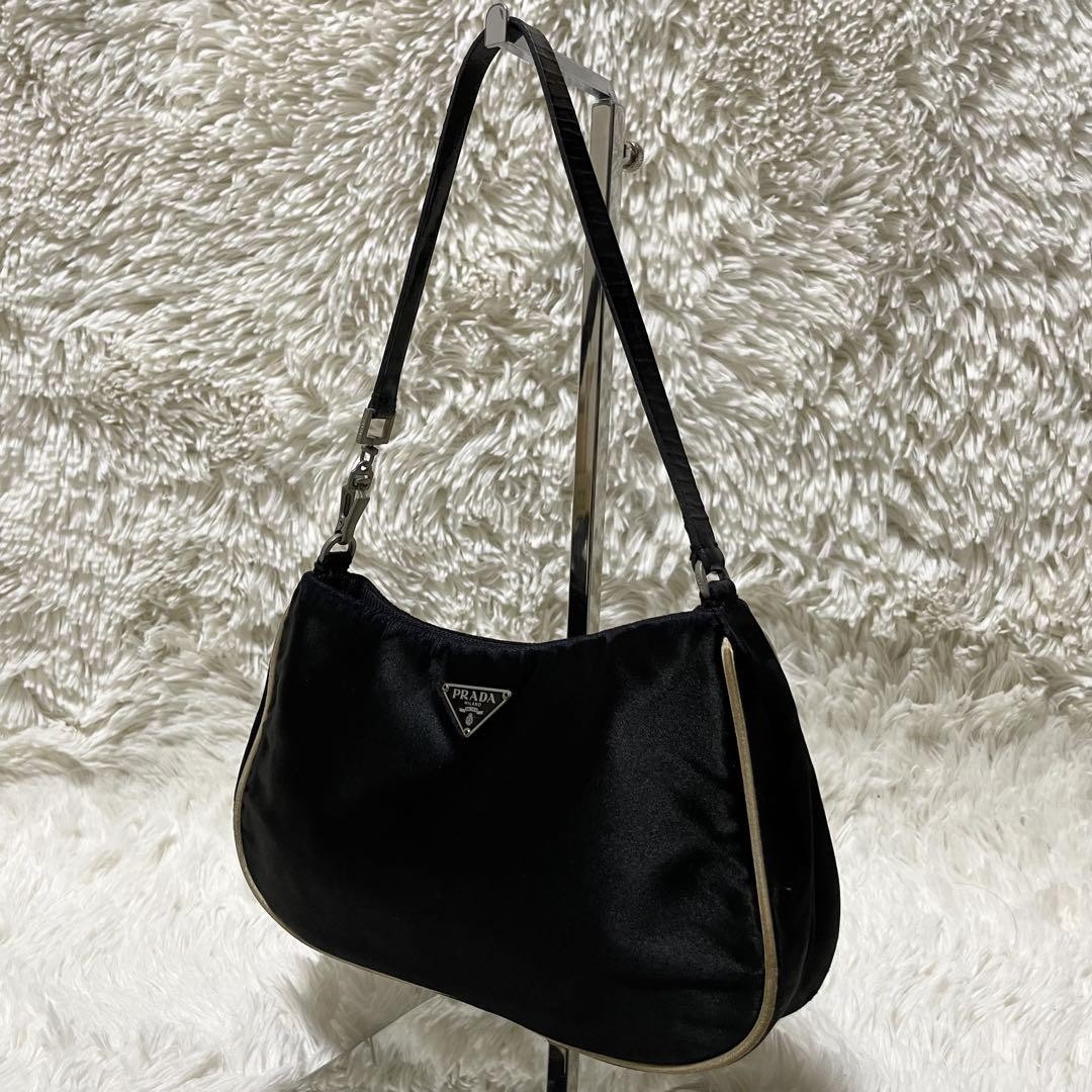 バッグ Prada Tessuto Nylon Accessory Pouch Prada Nylon Accessory Pouch Black 6.7