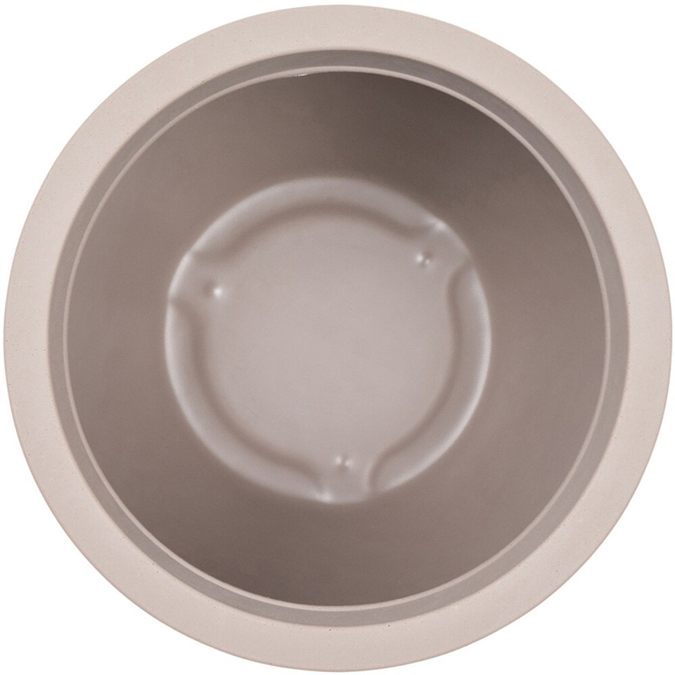 Vaso per piante KADAX Eco + inserto marrone 19x22,5 cm