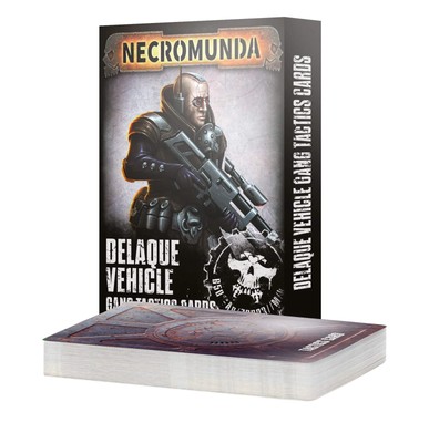 Delaque Vehicle Gang Tactics Cards (Englisch) Necromunda Warhammer 40k NEU