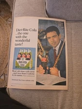 Original 1967 Diet-Rite Cola Magazine Ad - Jazz Musician Paul Horn 10x14