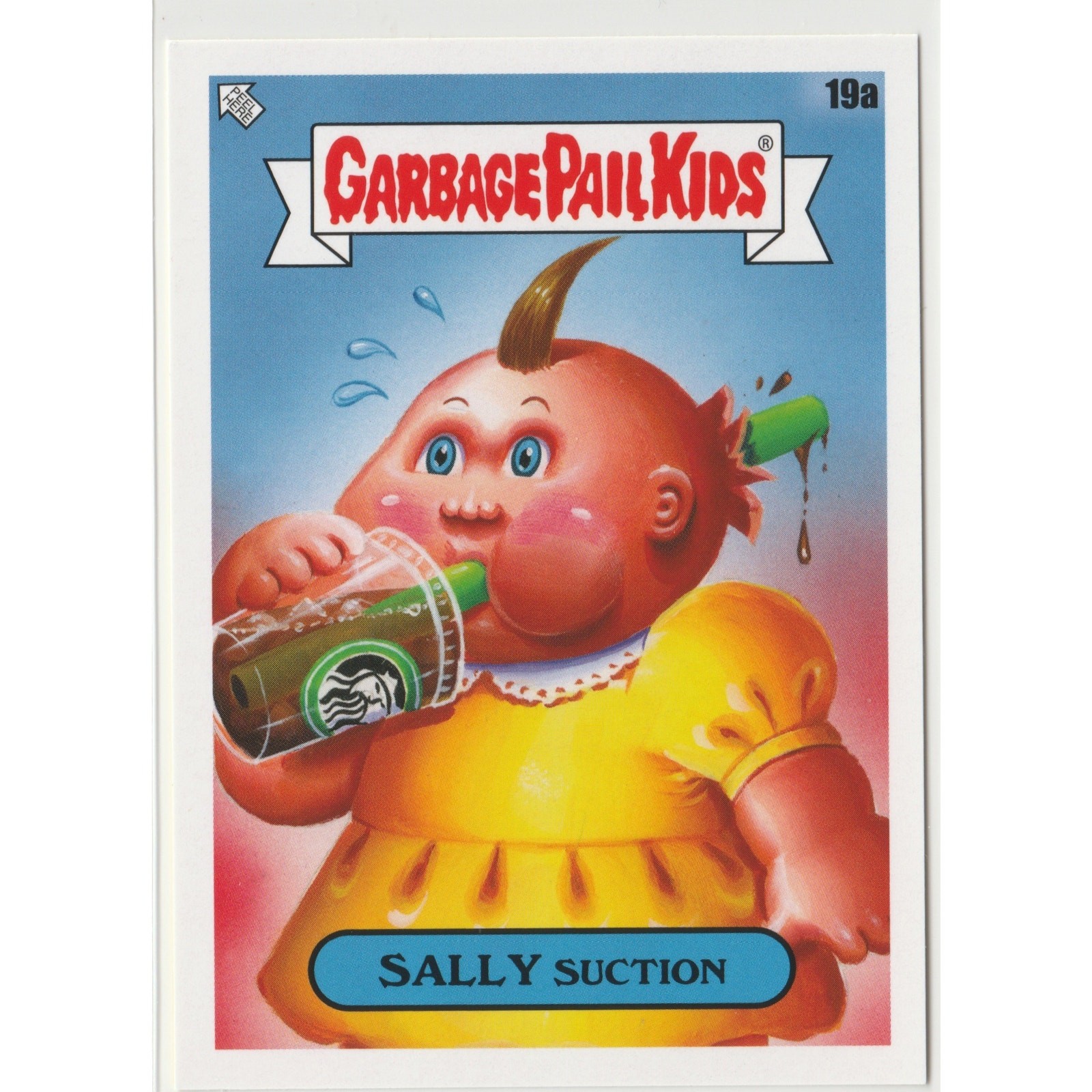 Sally Suction Garbage Pail Kids GPK 35th Anniversary 2020 Starbucks Card