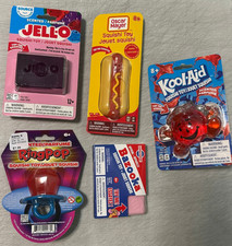 5 SQUISHY Wiener JELL-O Kool Aid Ring Pop Bazooka Fidget Squeeze Viral TIKTOK