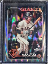 Meckler, Wade - 2024 Topps Chrome - Ray Wave Refractor
