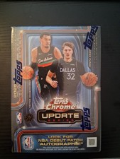 2025-26 Topps Chrome Update Basketball Blaster Value Box Factory Sealed