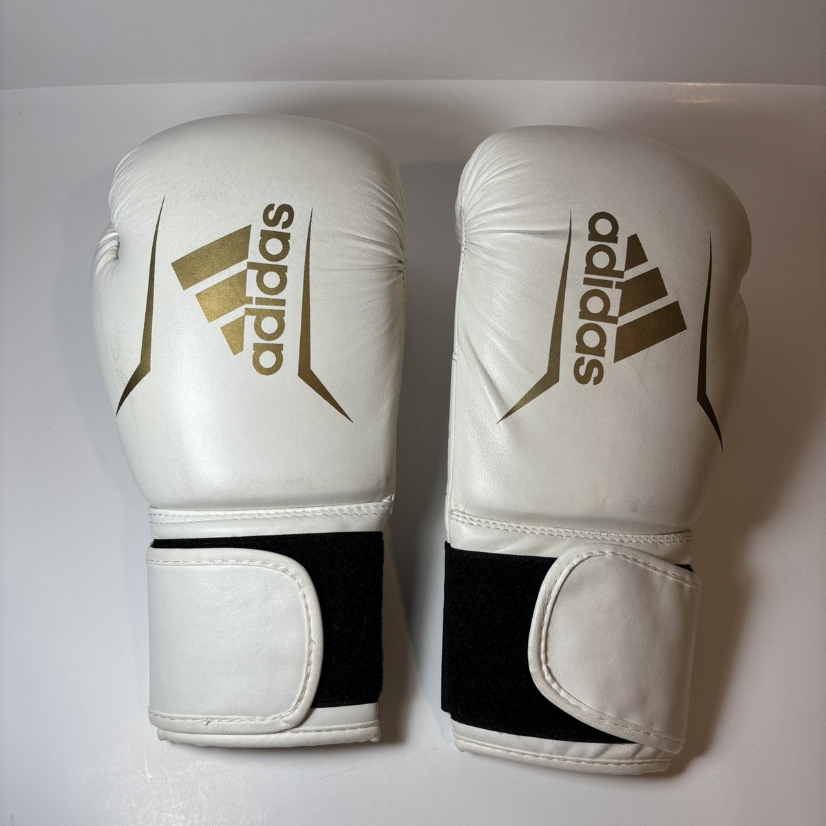 Adidas Speed 50 Boxing Gloves White Gold 10oz Sparring | eBay