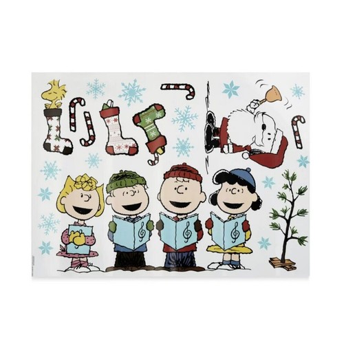Peanuts Charlie Brown Christmas Peel & Stick Window Cling Mirror Decor - Picture 5 of 8
