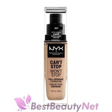 NYX Can't Stop Won't Stop Foundation CSWSF10 Buff 1oz / 30ml