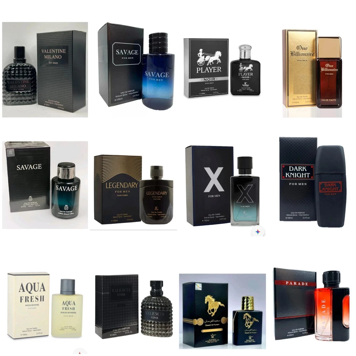 25+ Unbranded Lot Fragrances for Men for sale | Updated Oct 2026