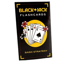 Blackjack Basic Strategy Flashcards for Beginners Casino Game Learning Cards NEW