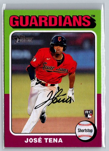 2024 Topps Heritage #227 José Tena | Baseball Card