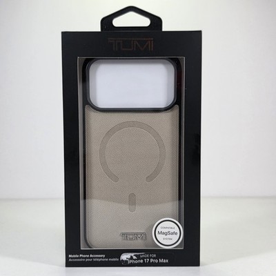 Tumi Mobile MagSafe Texture Case for iPhone 17 Pro Max - Beige Tan