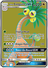 Alolan Exeggutor GX 107/111 Ultra Rare Crimson Invasion Pokemon Holo LP