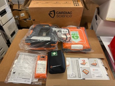 Cardiac Science Powerheart G5 AED Kit G5A-80A Bundle W/ Expired Batteries